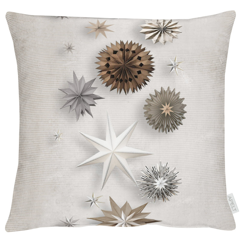 Choudhry Cushion, Square, Beige, 48cm H x 48cm W