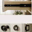 Table basse de style américain avec rangement rétro-107735431