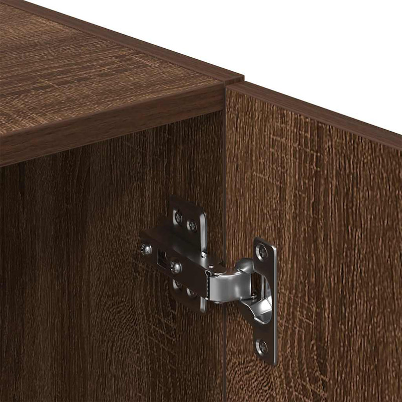 Kitchen Cabinet 38X41.5X131.5 Cm Engineered Wood, Brown Oak