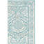 Tapis oriental ivoire et bleu clair Auriyah-1831737057