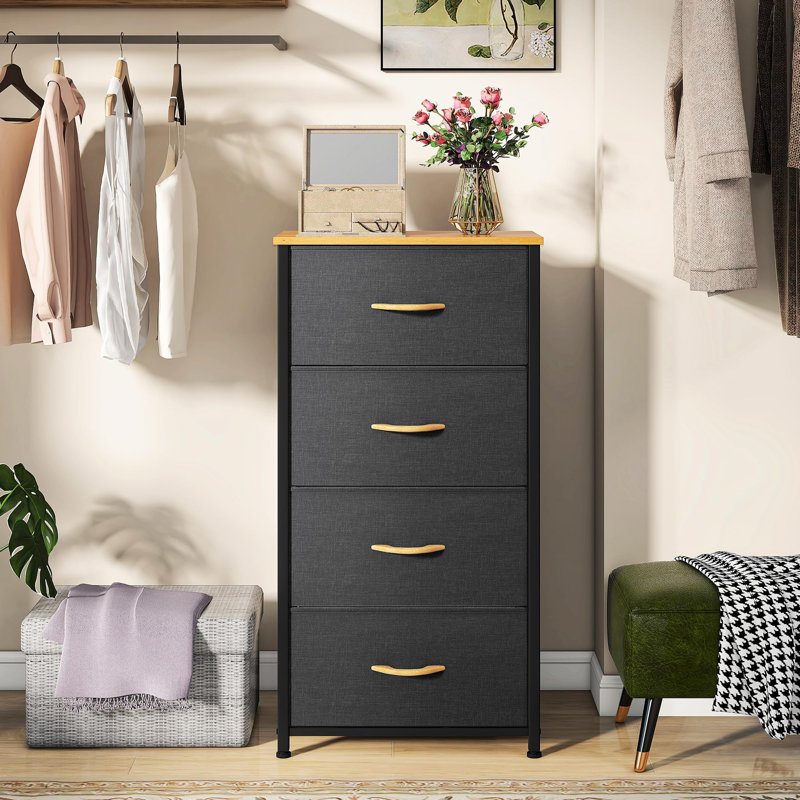 Chest of Drawers, Dark Grey