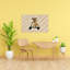 Cool Cheetah Scooter Modern Playful Whimsical Animal Wall Art Print by Mathieu - Wrapped Canvas Print-460537020