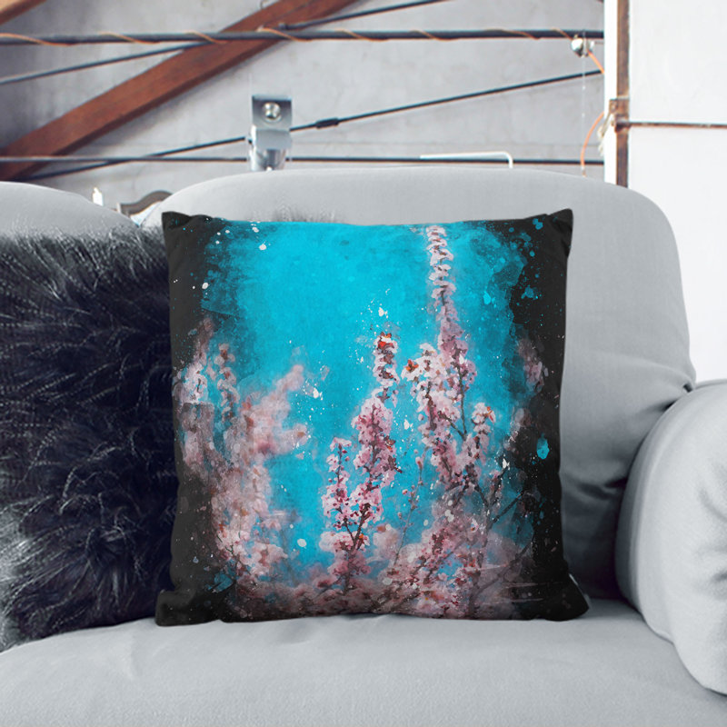 Square Cushion, Black, 40cm H x 40cm W x 15cm D