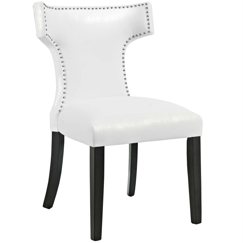 Curve Dining Chair in White, White