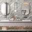 Rathana Metal Oval Mirror-266256067