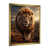 Gold Single Picture Frameed Canvas