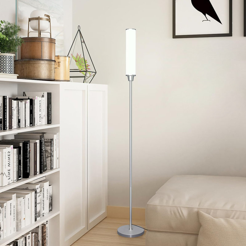 Joclynn 66.2'' Traditional Floor Lamp, Gray