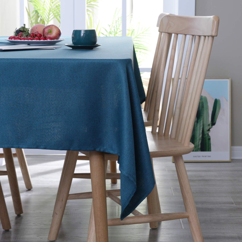 Water Resistant Tablecloths, Navy Blue
