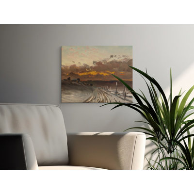 Soria 1 Piece Wrapped Canvas Wall Art Set