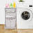 Plastic Rolling Laundry Basket with Handles-1647526361