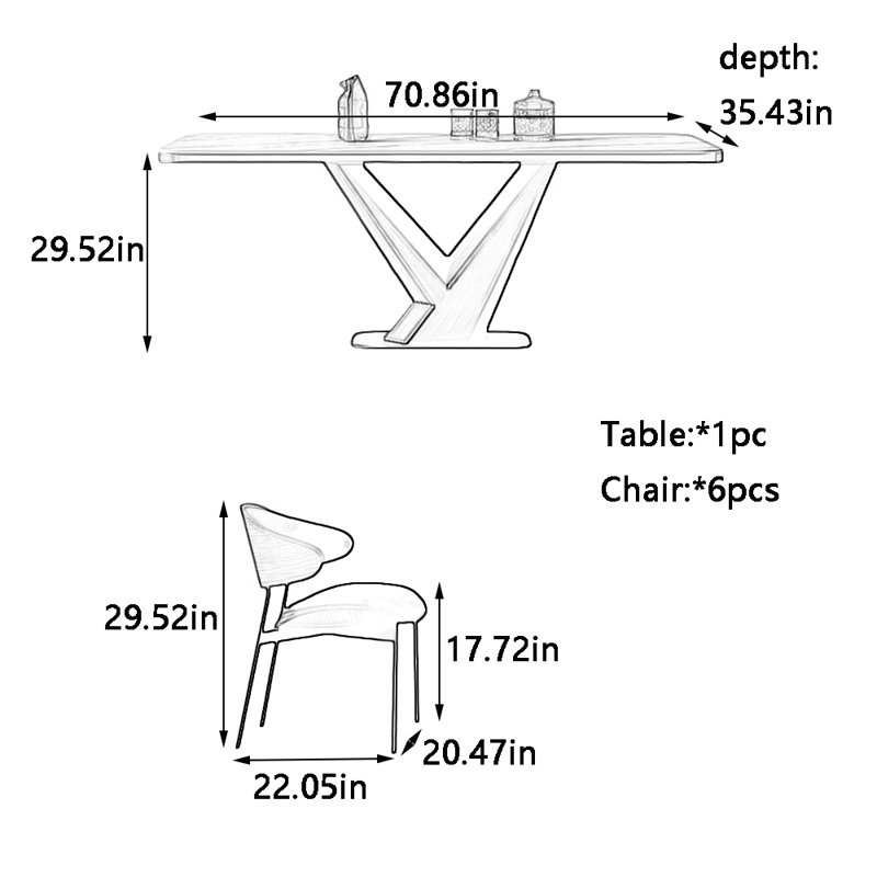 Godby, 29.52"H x 70.86"L x 35.43"W