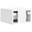 33cm W Manufactured Wood Bedside Table-987598263