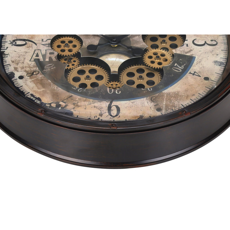 Horloge murale rétro avec mécanisme d'aviateur