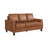 Sampson  83.9 " Genuine Leather Square Arm 3-Seat Sofa-614333844