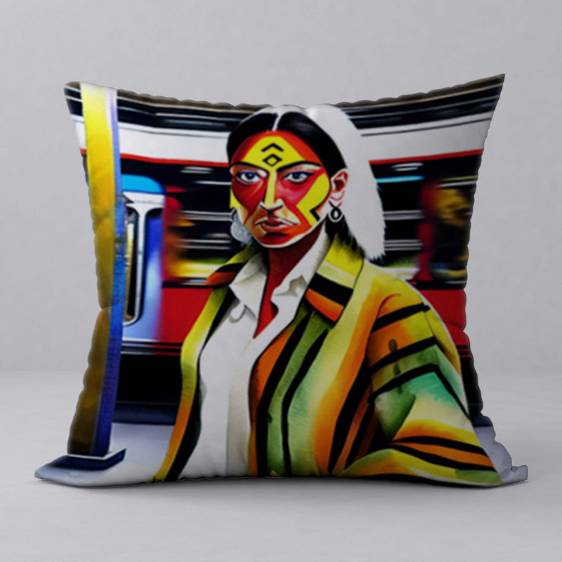 Reversible Throw Pillow