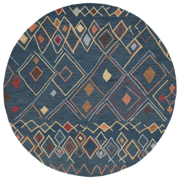 Renfrow Hand Hooked Wool And Cotton Southwestern Rug