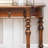 Elegant Roman column console table