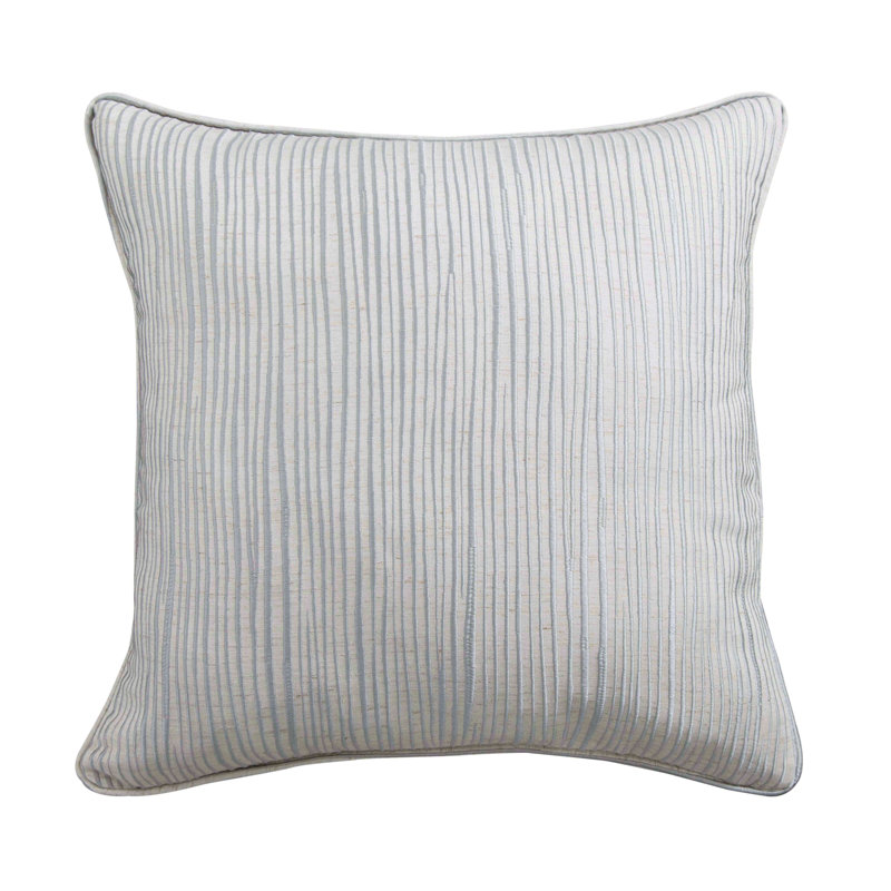 Hopelynn Striped Square Cushion, Grey