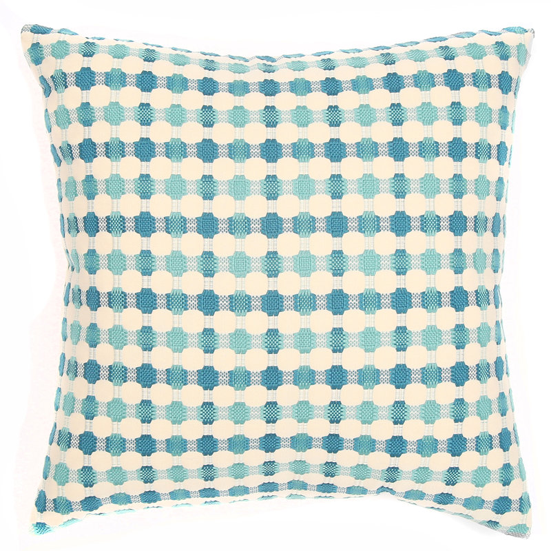Geometric Feather Throw Pillow