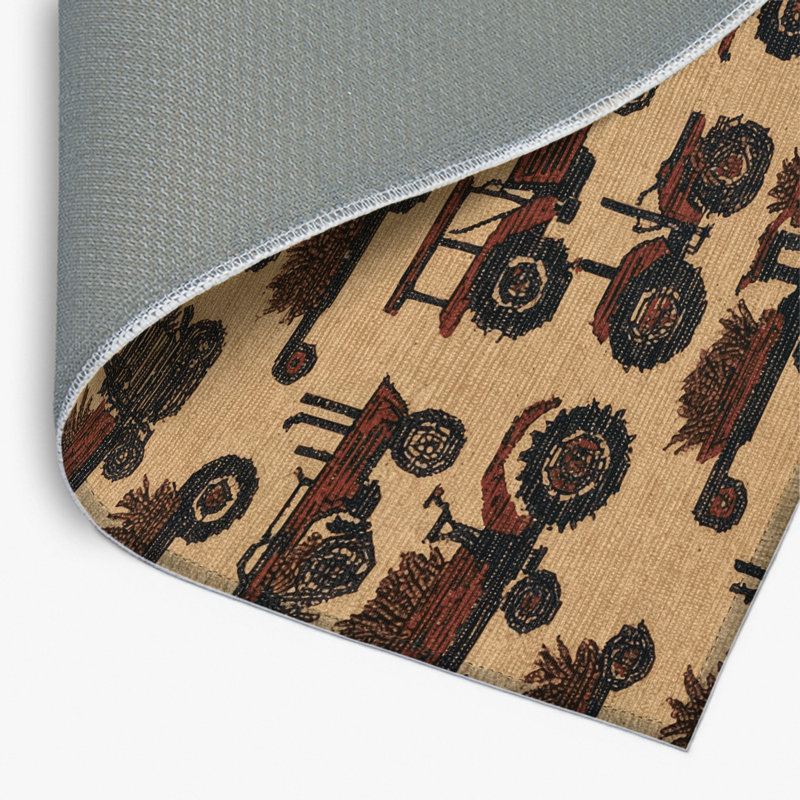 Tapis intérieur et extérieur brun Transport, Rectangulaire 2 pi x 3 pi