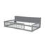 Wood Twin XL Size Floor Bed With Storage Cabinets And USB Ports-1411125632