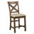 Hannalise Upholstered Counter Stool with Solid Wood Frame