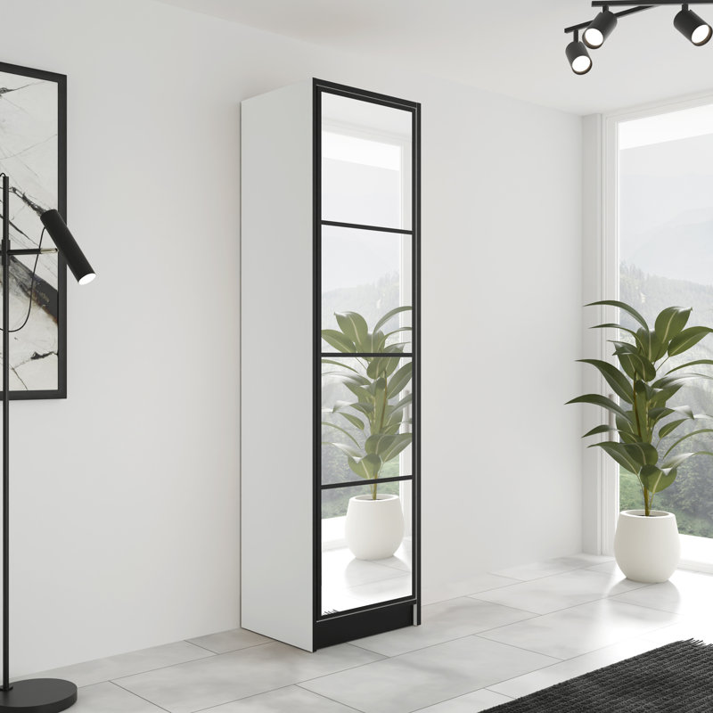 Wardrobe, White/Black
