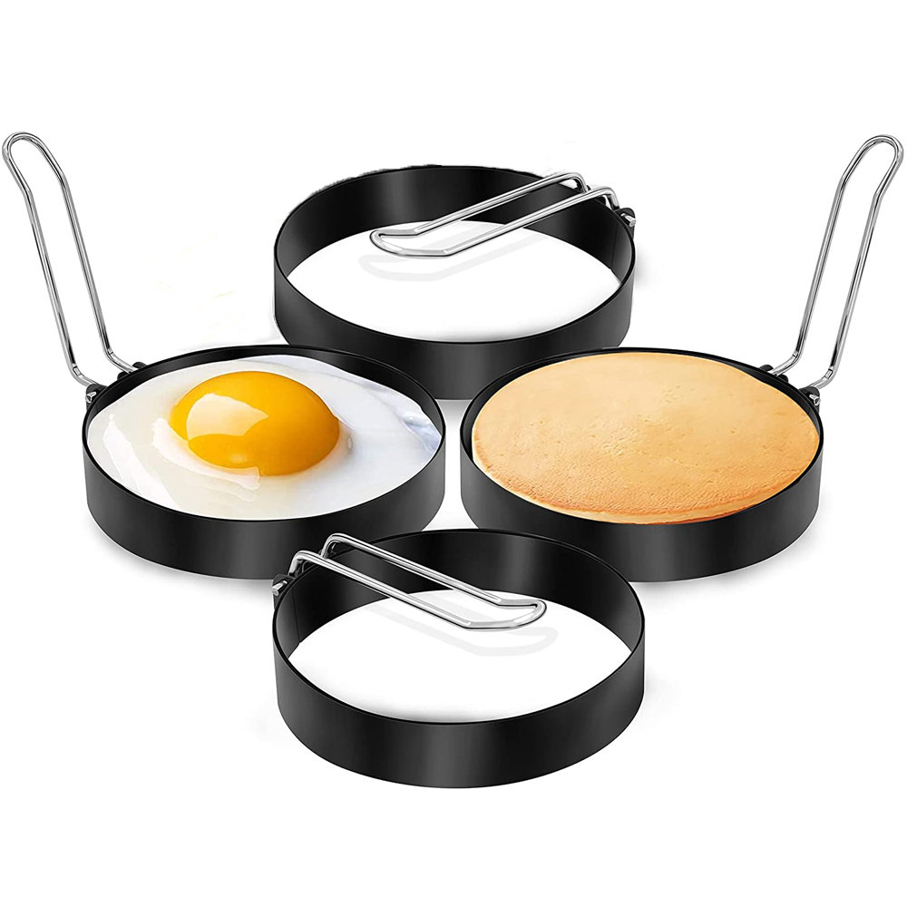 Acheter Anneau d'œuf avec poignée, moule à omelette en forme de