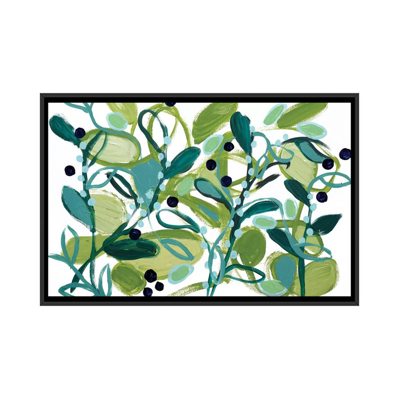 « annamieka », impression sur toile, H 18 po x l 26 po x P 1,5 po, Toile encadrée noire, Pas de tapis