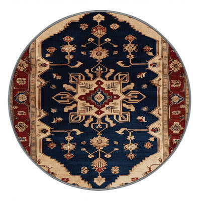 Machine Washable Persian Brown Area Rug