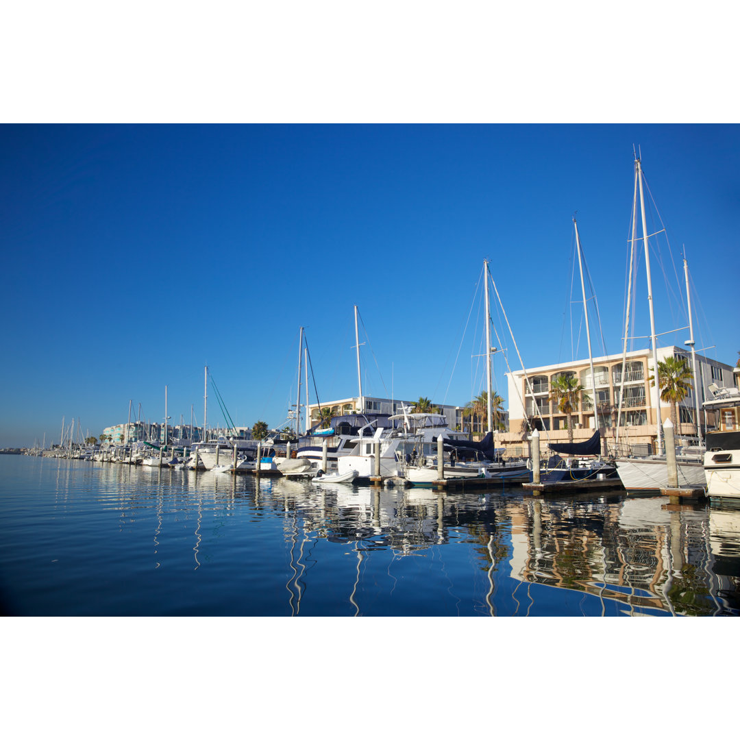 Tranquil Marina Scene von Pastorscott - Leinwandbilder