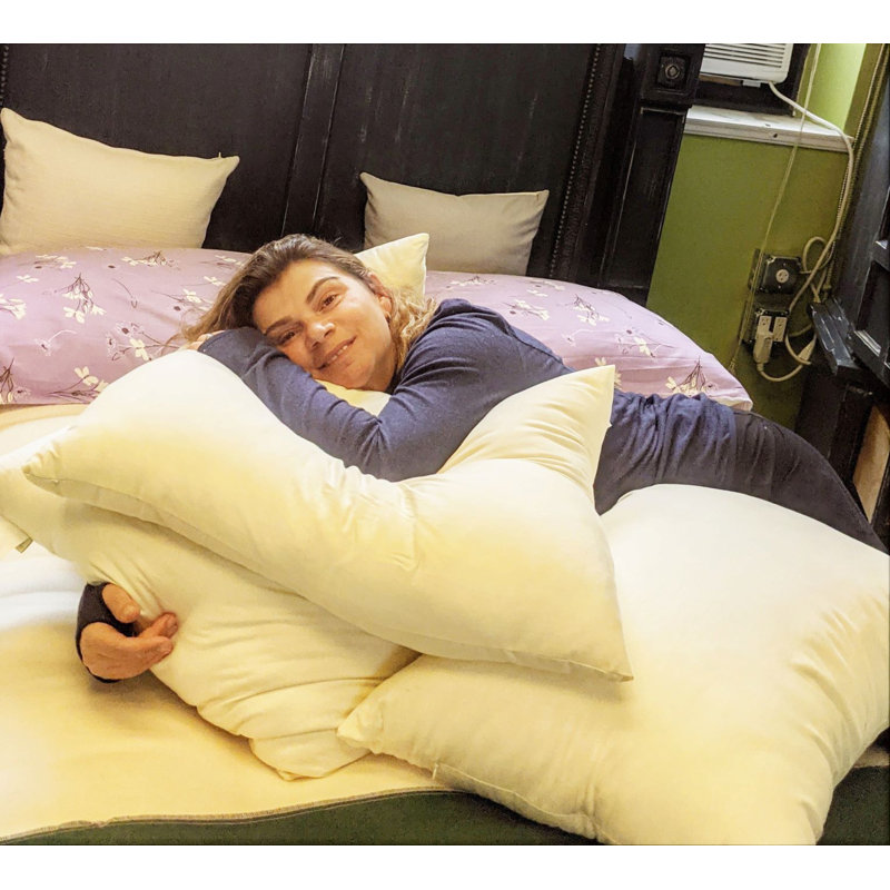 Coussin en coton, Très grand oreiller 20 po x 36 po