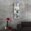 Art mural en verre Epic Art «Butterfly Garden Place 1» par Coco Good-111167950