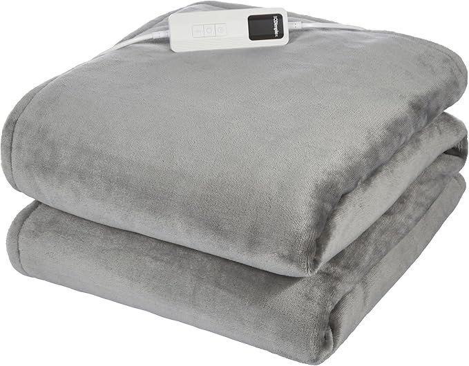 Dimplex Super Cosy Heated Throw - Grey, Grey
