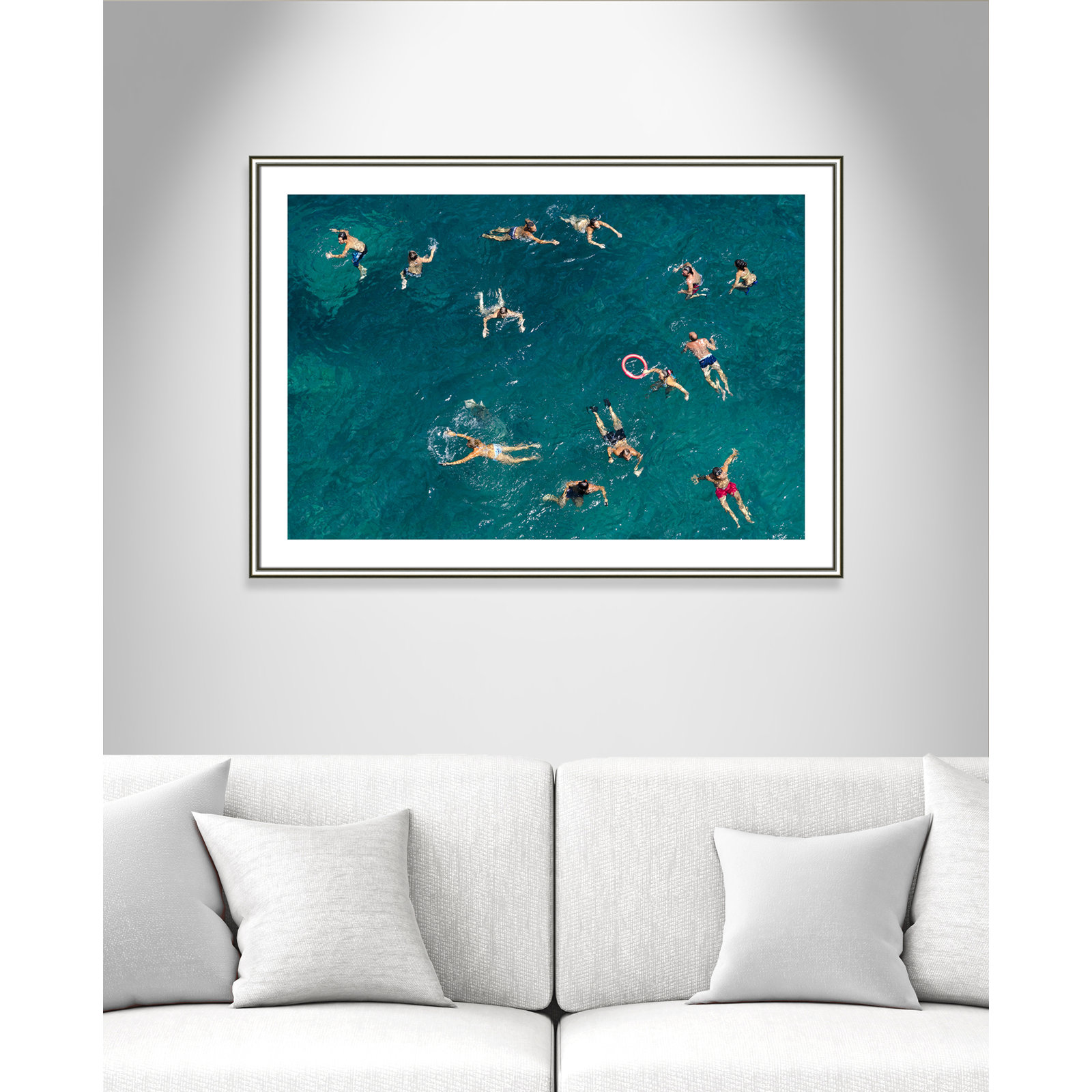 Tonti - Photograph Print, 29.5" H x 41.5" W x 0.88" D, Silver Framed Paper