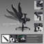 Fauteuil de jeu de course inclinable, réglable et ergonomique, très grand-486862263