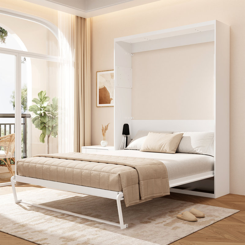 Lit escamotable Queen Size, sans sommier requis, Lit