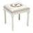 Initial A Vanity Stool, Initials A thru Z available