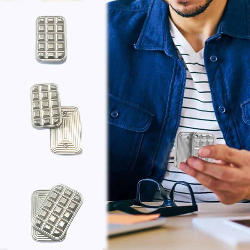 Jouet portatif en alliage d'aluminium Fidget