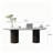 Solid Wood Base Oval Modern Dining Table,Kitchen & Dining Room Tables,Rectangulardining Table For 6-1575870210-1545476821-1545476820