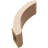 Timberthane Rough Cedar Faux Wood Lafayette Knee Brace, 5"W x 14"D x 14"H, Primed Tan-88135500