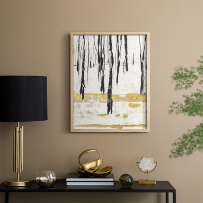 Gilded Winter II Framed Print - Solid Wood