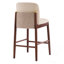 Chaise de bar avec revêtement beige-1002171717