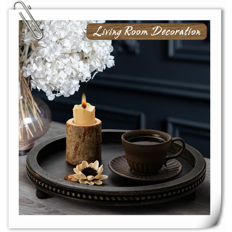 Wolfort Wood Tray, Black