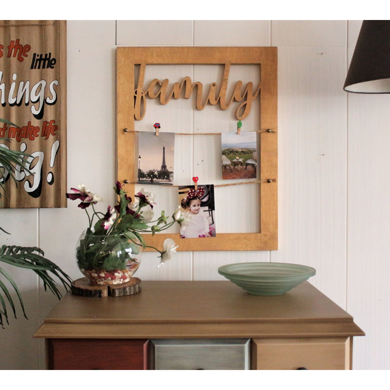 Brown Shadow Box Picture Frame