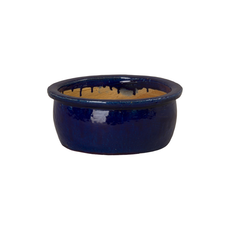 Pot à fleurs Kaori, Marine, H 6 po x l 14 po x P 14 po