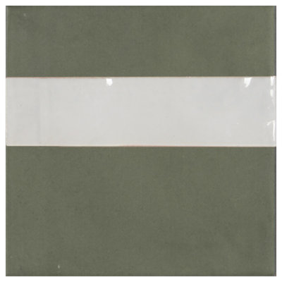 Carreau de porcelaine noir 6X6 Subway Tile Line