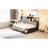 Twin Gray Solid Wood Daybed With 3 Storage Areas, Upper Shelf, And Power Outlets For A Practical Sleeping Area Wooden Drawer Spaces, Integrated Charging Modern Bedroom-445589449-445589447