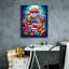 «Epic Graffiti», livres par Dean Russo, art mural sur toile, 20 po x 24 po-1320290433