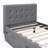 Upholstered Platform Bed With 2 Drawers